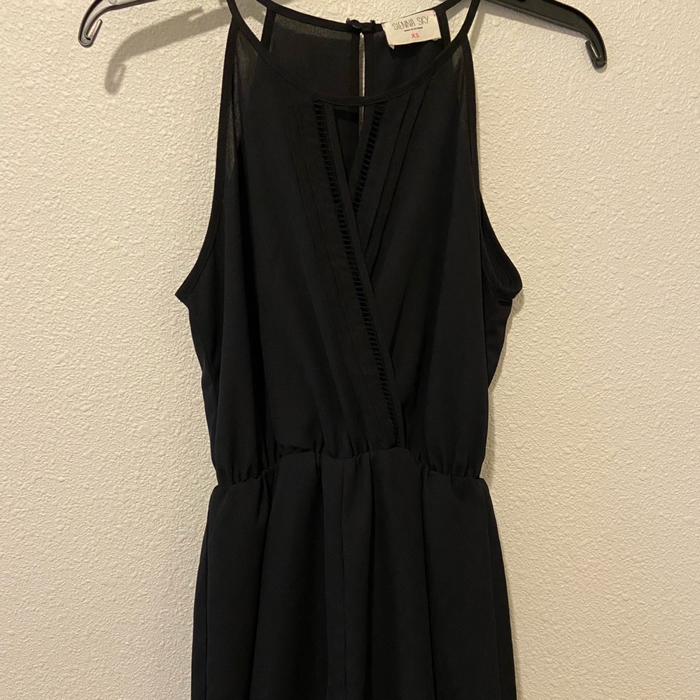 Halter neck romper
